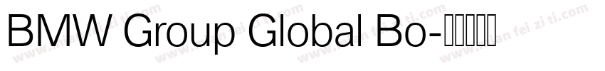 BMW Group Global Bo字体转换